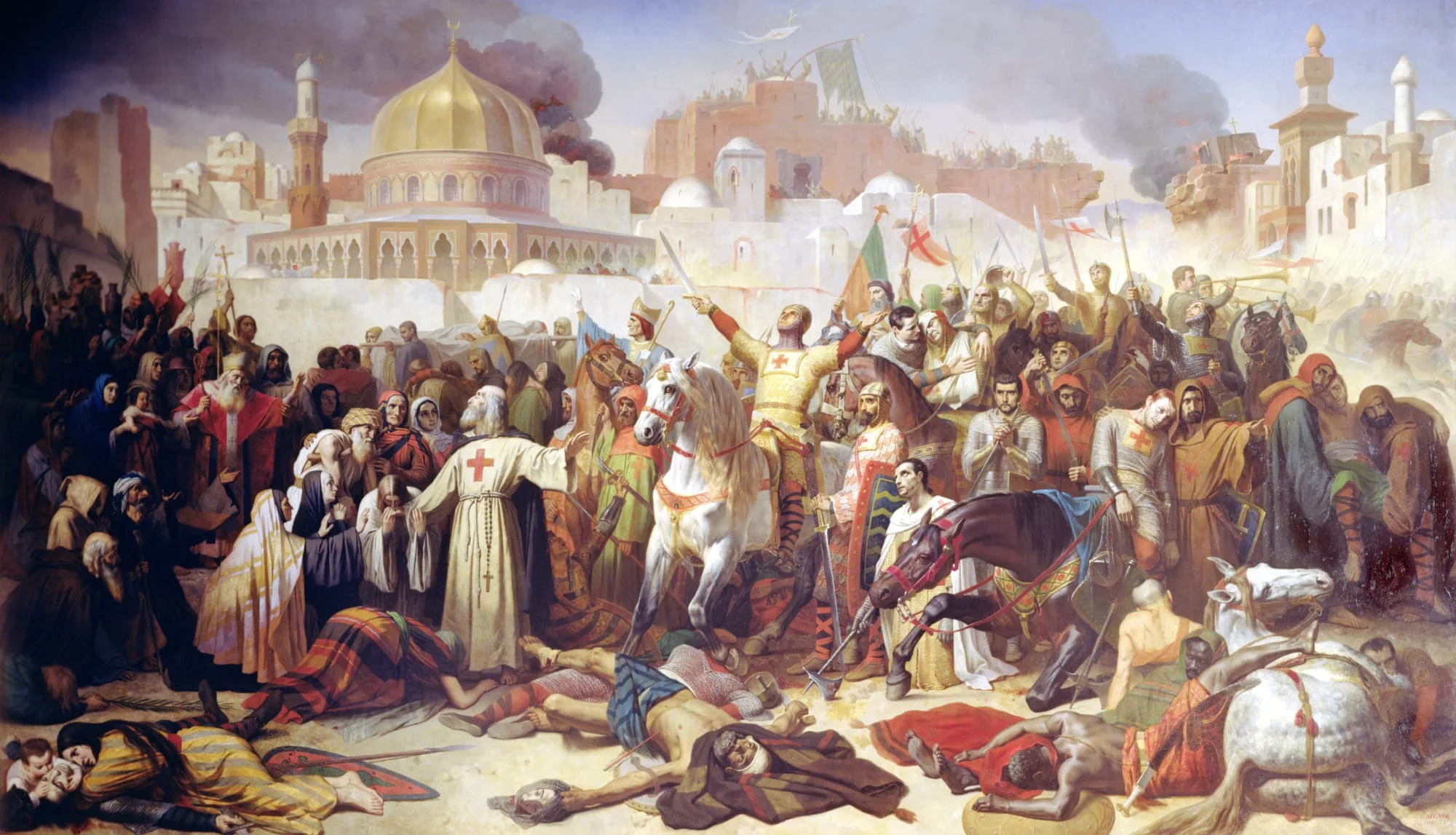 La prise de Jérusalem en 1099
